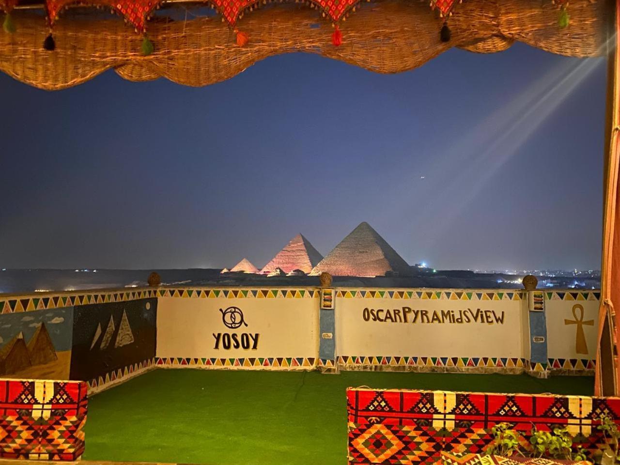 Oscar Pyramids View Hotel Nazlet el-Sîsi Kültér fotó