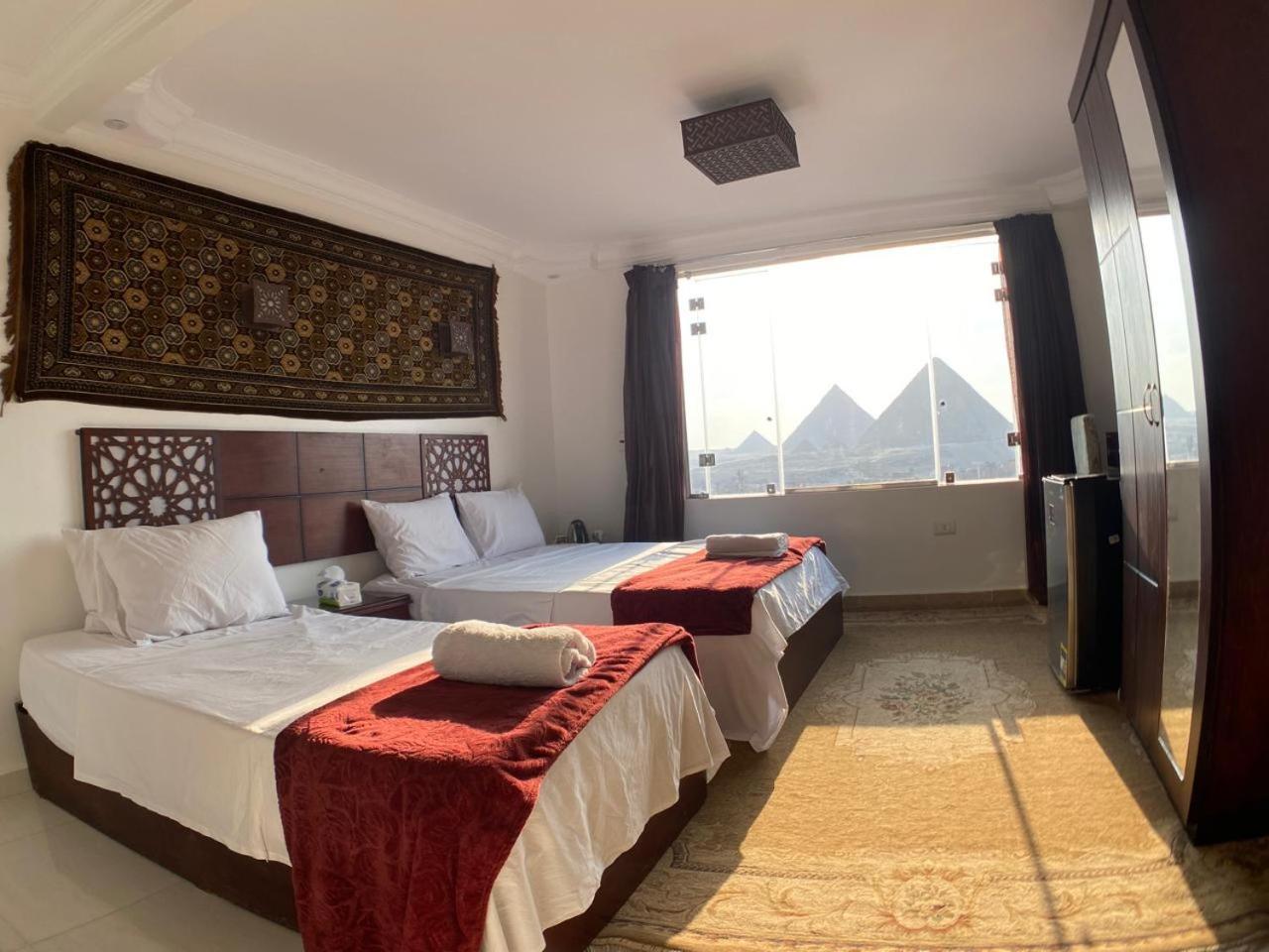 Oscar Pyramids View Hotel Nazlet el-Sîsi Kültér fotó