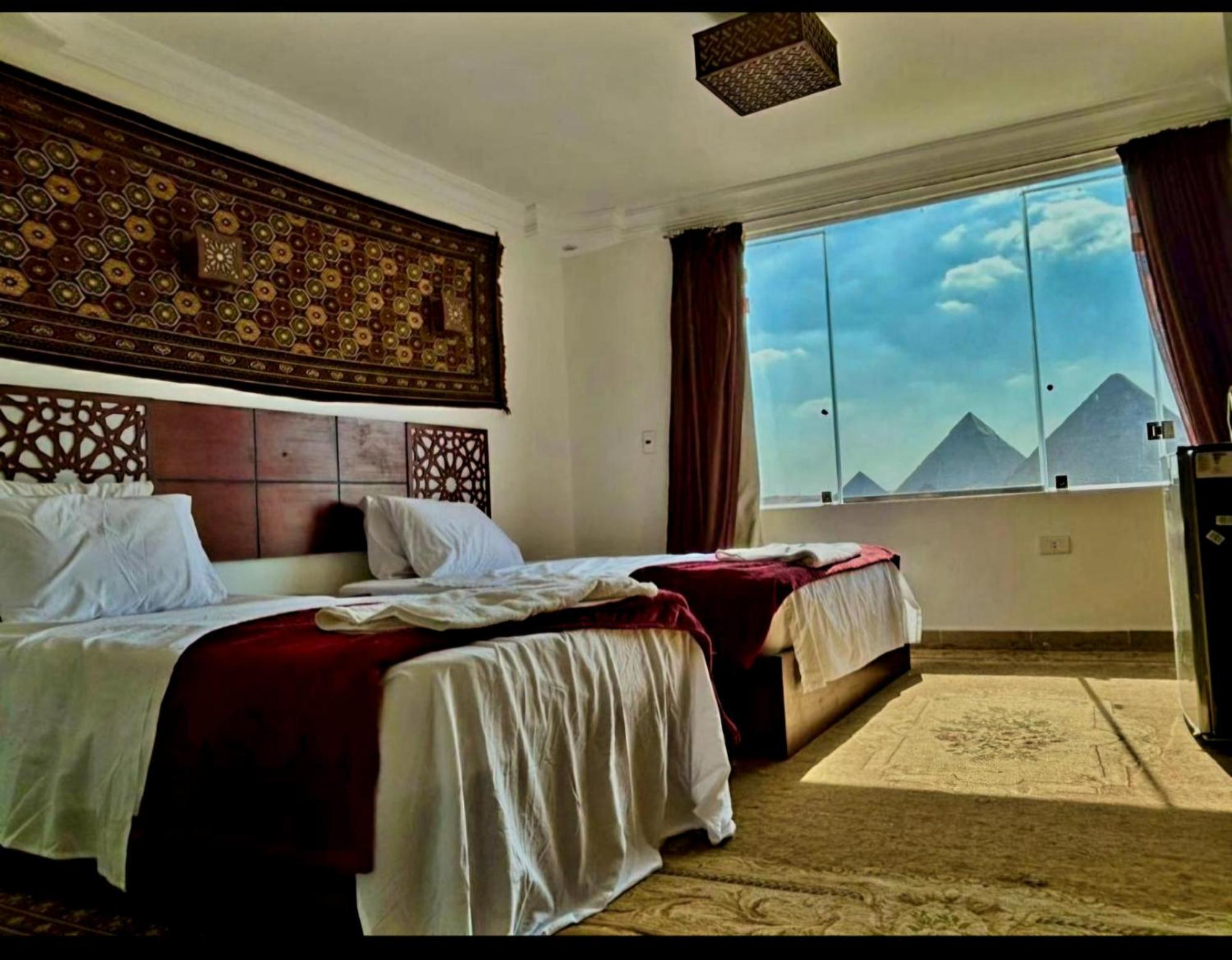 Oscar Pyramids View Hotel Nazlet el-Sîsi Szoba fotó